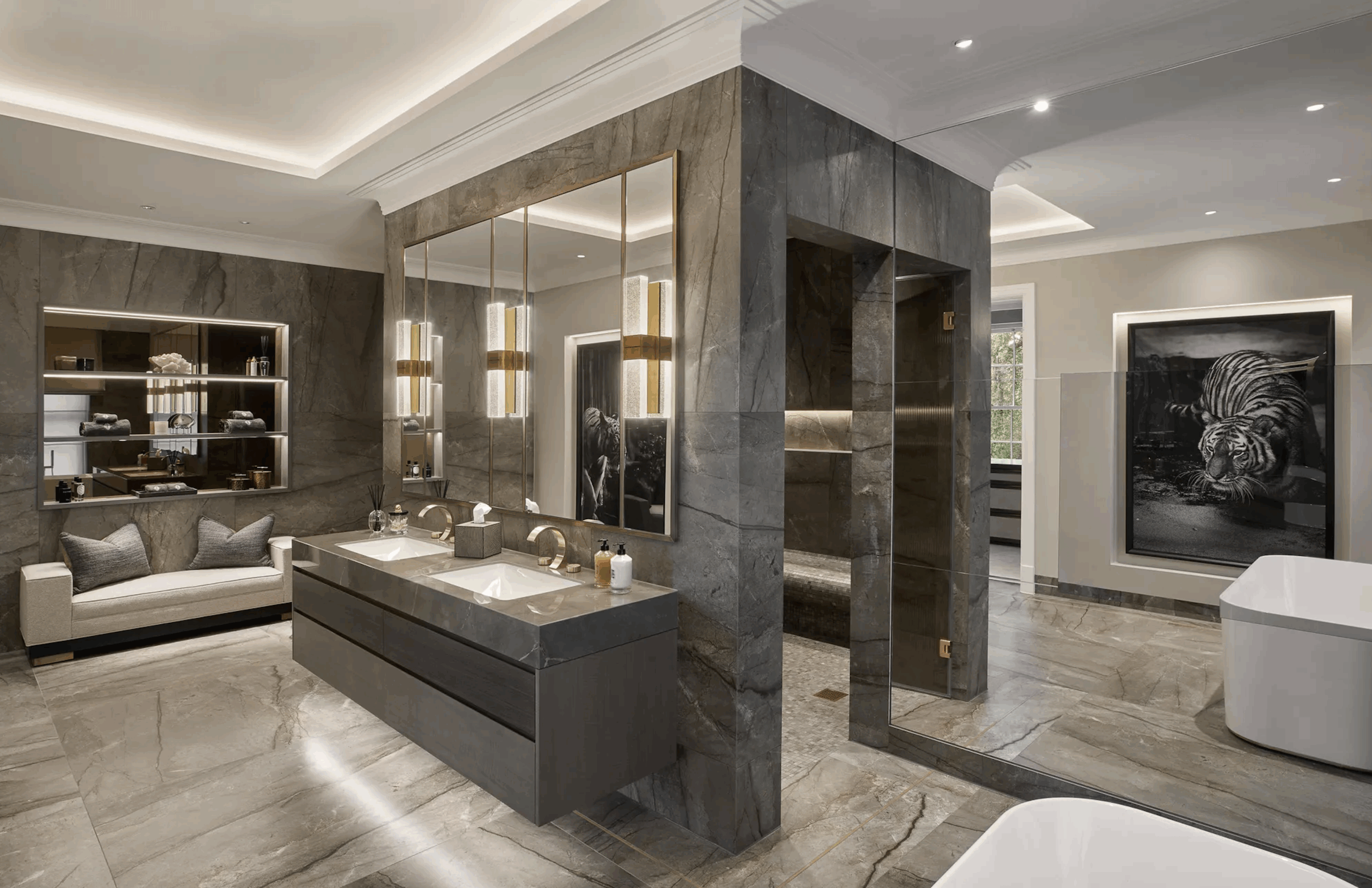 PVC Bathroom Cabinets- luxury