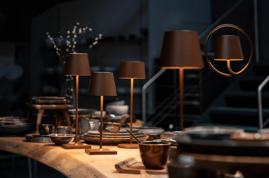 Rechargeable Zafferano Poldina lamps